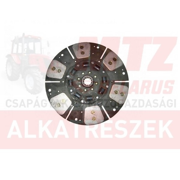 MTZ Kuplungtárcsa KERÁMIÁS kerek 12 bordás MTZ80-1221 BELARUS ORIGINAL