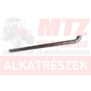 MTZ Kipufogócső 80-as /saválló rozsdamentes/ szikrafogós L=110 cm