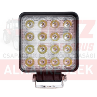 Munkalámpa LED 48W kocka, 3070 Lumen, 9-32V, IP67, HBR