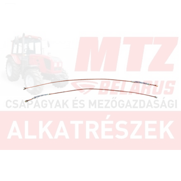 MTZ Olajcső réz-flexibilis olajórához 88cm