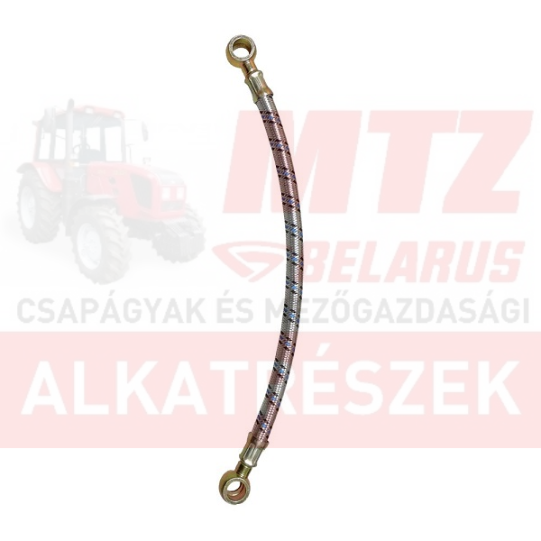 MTZ Üzemanyagcső flexibilis L=460mm roppantott fejes