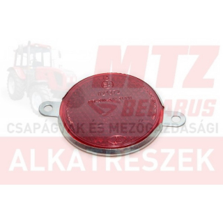 MTZ Kör alakú piros prizma fém /RED/ 80 mm