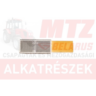 Téglalap alakú fehér prizma öntapadós 96x42 mm