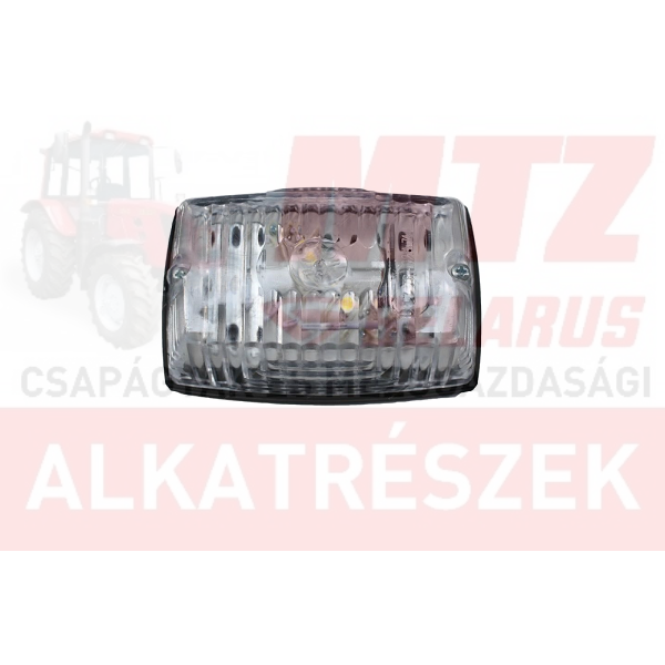 Téglalap szélességjelző lámpa fehér 60x90x40 mm LED