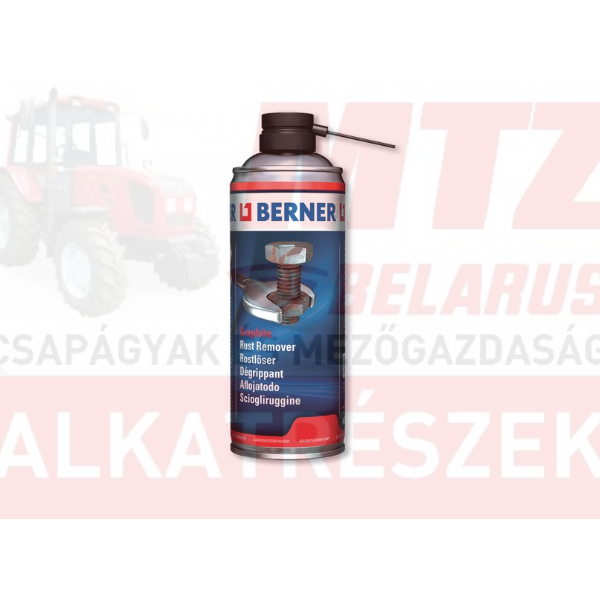 BERNER rozsdaoldó grafitos 400 ml