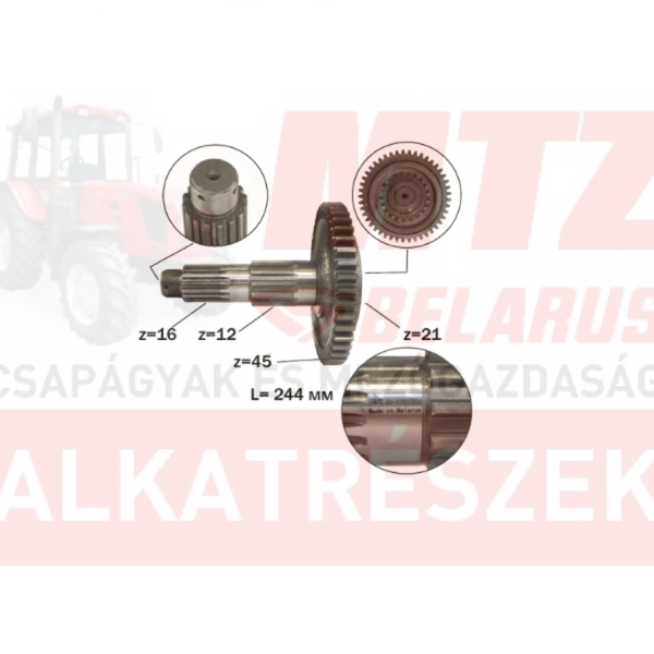 MTZ Differenciál Tengely komplett ORIGINAL