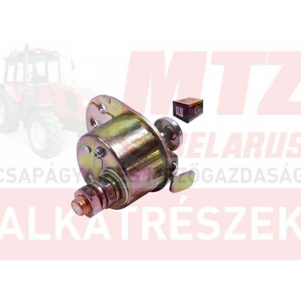 MTZ Áramtalanító kapcsoló nyomógombos réz-bakelit HBR PREMIUM