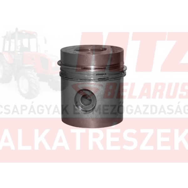 MTZ Hengerhüvely dugattyú komplett 3 gyűrűs EURO-3 TURBÓS D=38mm 55mm-es előkamrával foszfátozott