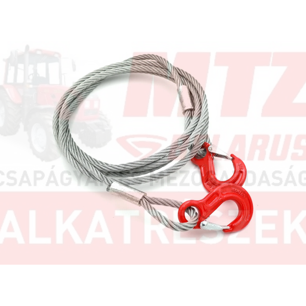 Acélsodronyos vontatókötél 10mm/4m/6t