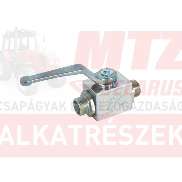Hidraulika golyós csap 22x1,5 mm 500 bar