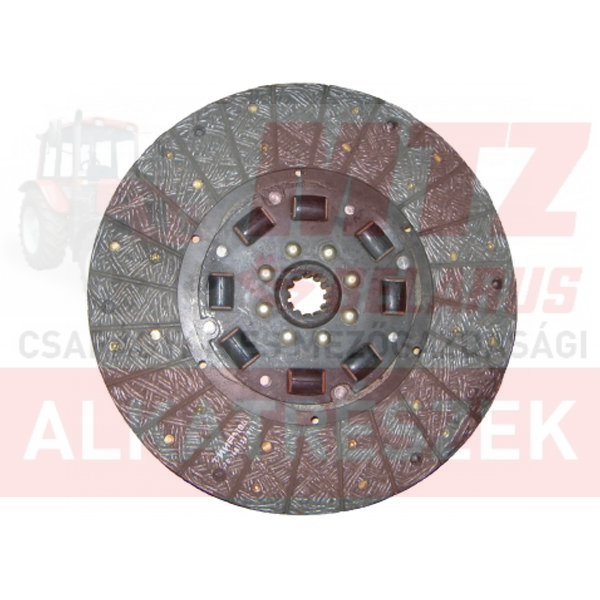 MTZ Kuplungtárcsa gumituskós 12 bordás AZB MENTES MTZ80-1221 SPILE