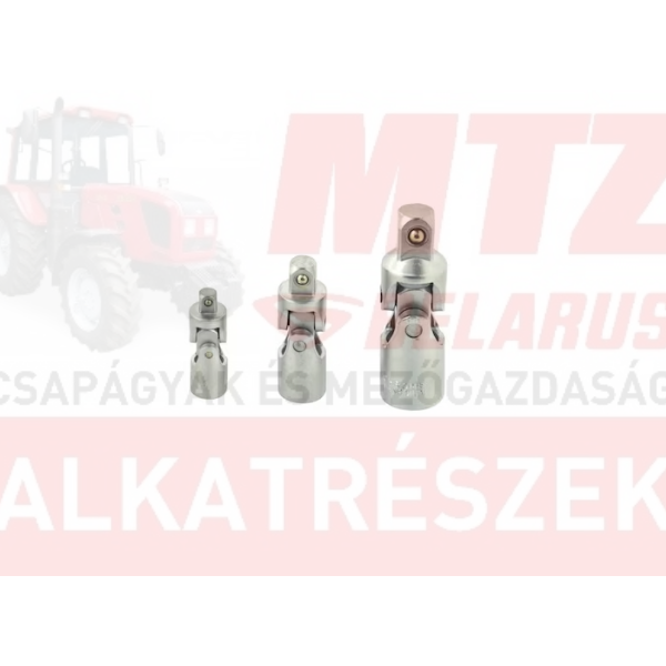 Csuklós adapterkészlet nyomatékkulcshoz, 3 db (1/2, 3/8, 1/4) Geko